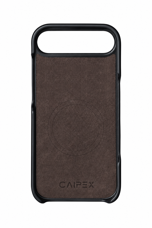 iPhone Air Crocodile Leather Case with MagSafe - Black - interior view