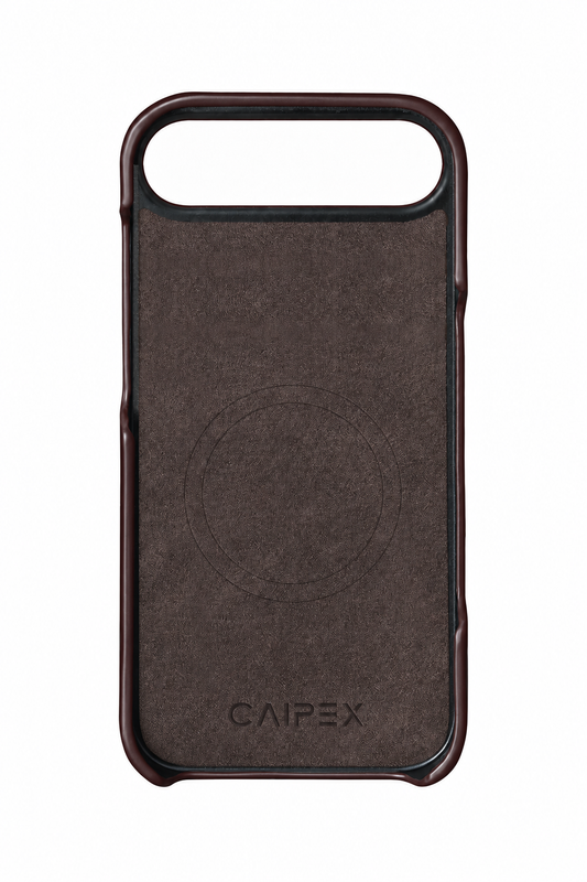 iPhone Air Crocodile Leather Case with MagSafe - Brown - interior view