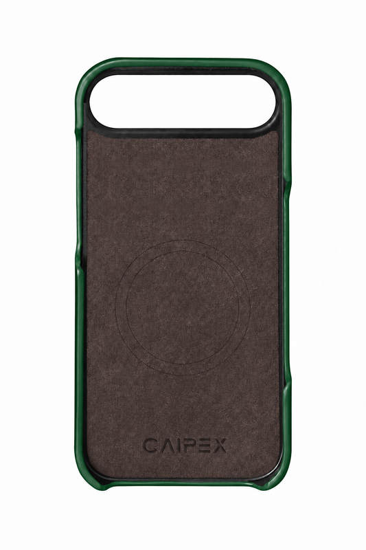 iPhone Air Crocodile Leather Case with MagSafe - Green - interior view