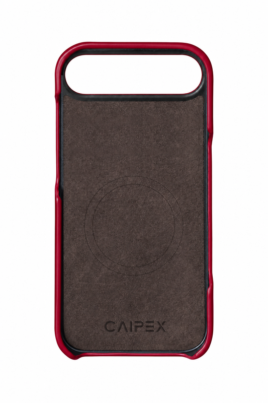 iPhone Air Crocodile Leather Case with MagSafe - Red - interior view