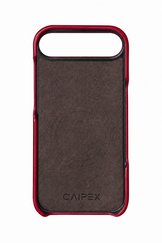 iPhone Air Crocodile Leather Case with MagSafe - Red - interior view