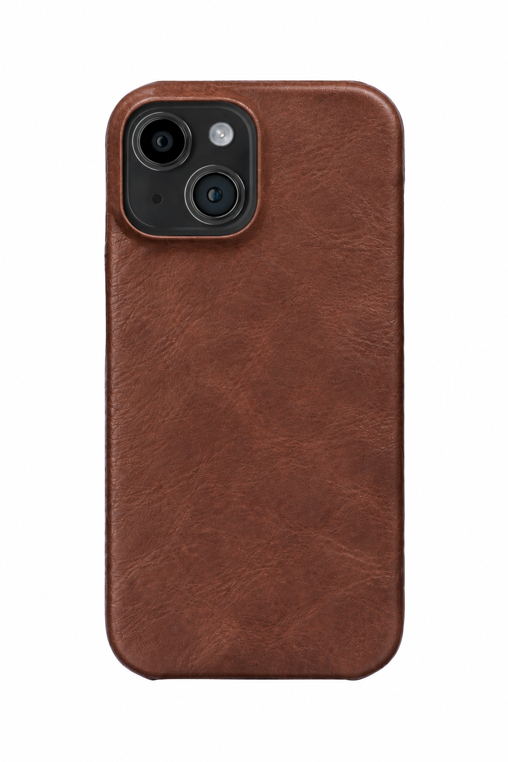 iPhone 15 Plus Leather Case with MagSafe - Coffee