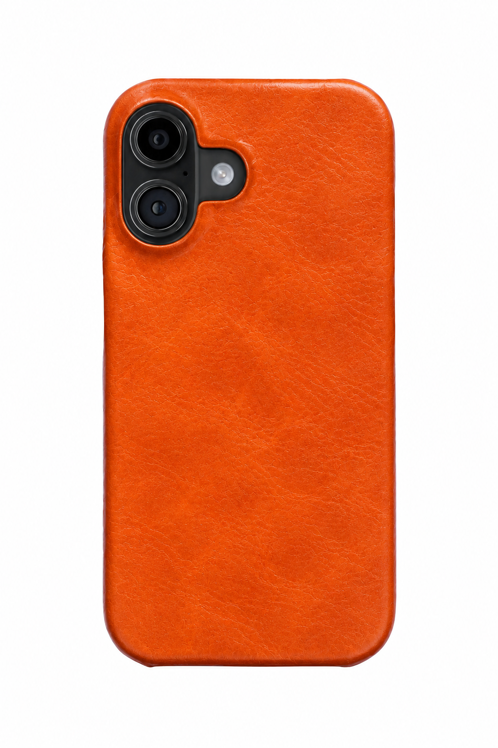 iPhone 17 Leather Case with MagSafe - Orange