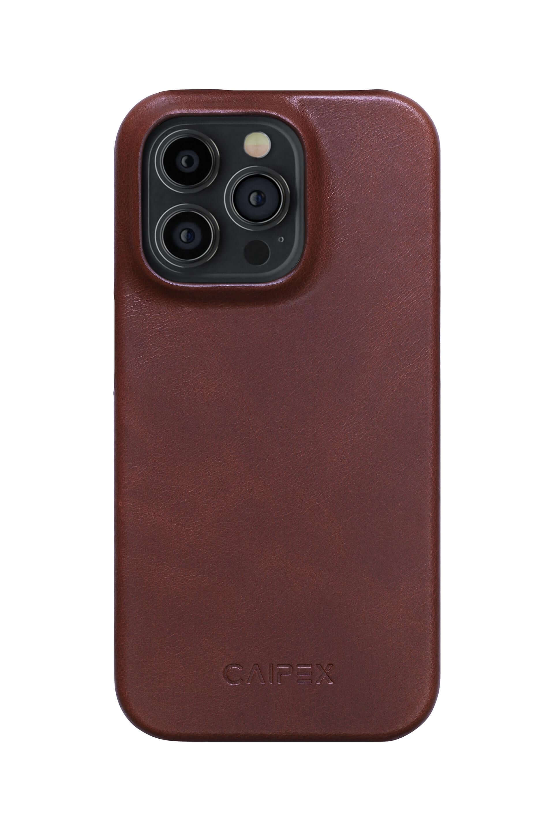 iPhone 16 Leather Case with MagSafe - Brown