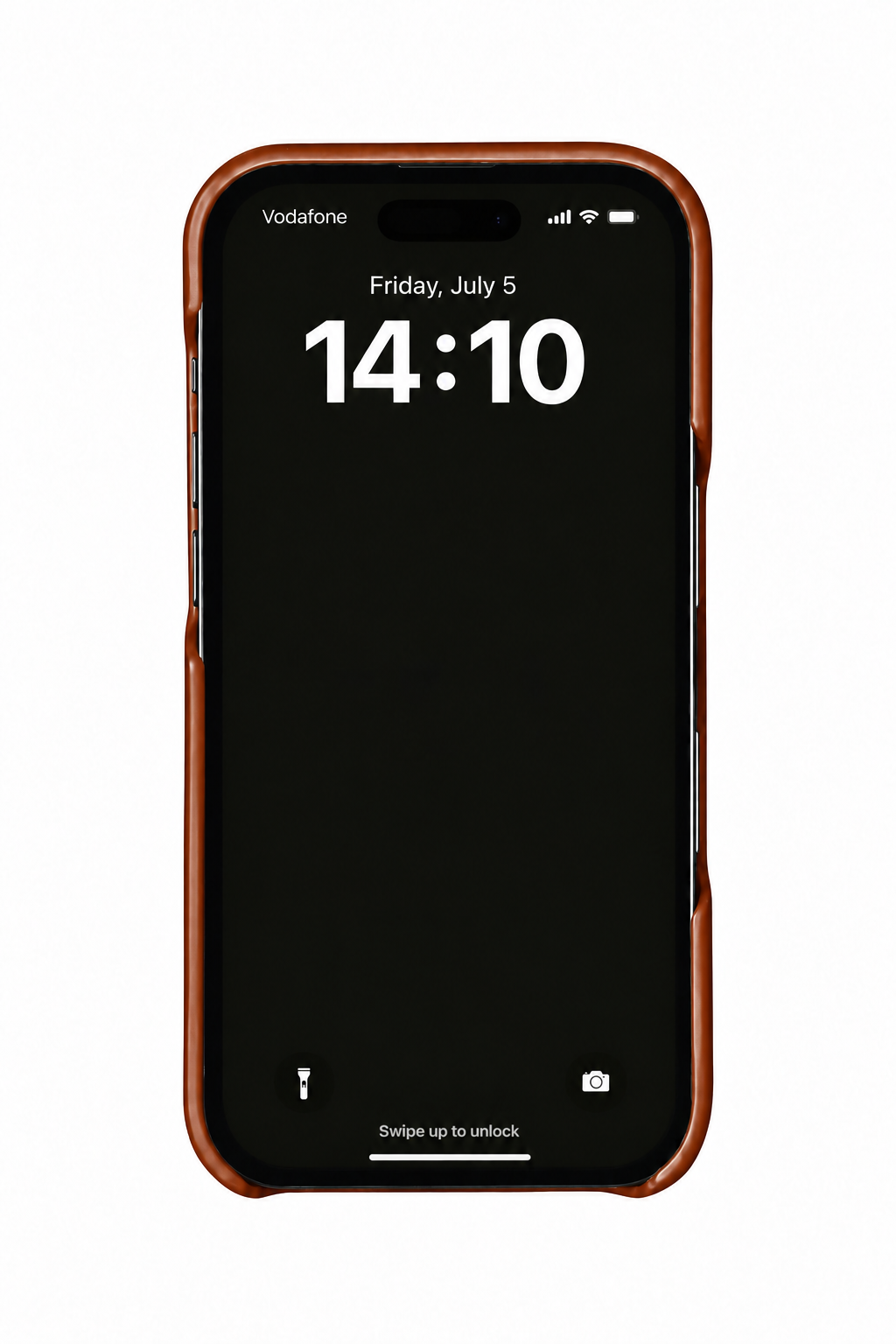 Light Brown crocodile leather case on iPhone 18 Pro Max