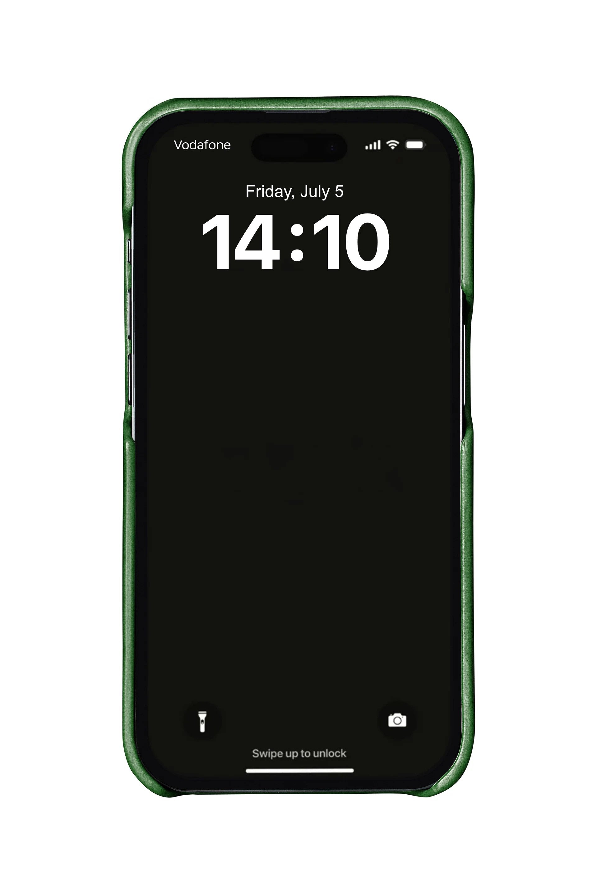 iPhone 14 Plus Crocodile Leather Case with MagSafe - Green