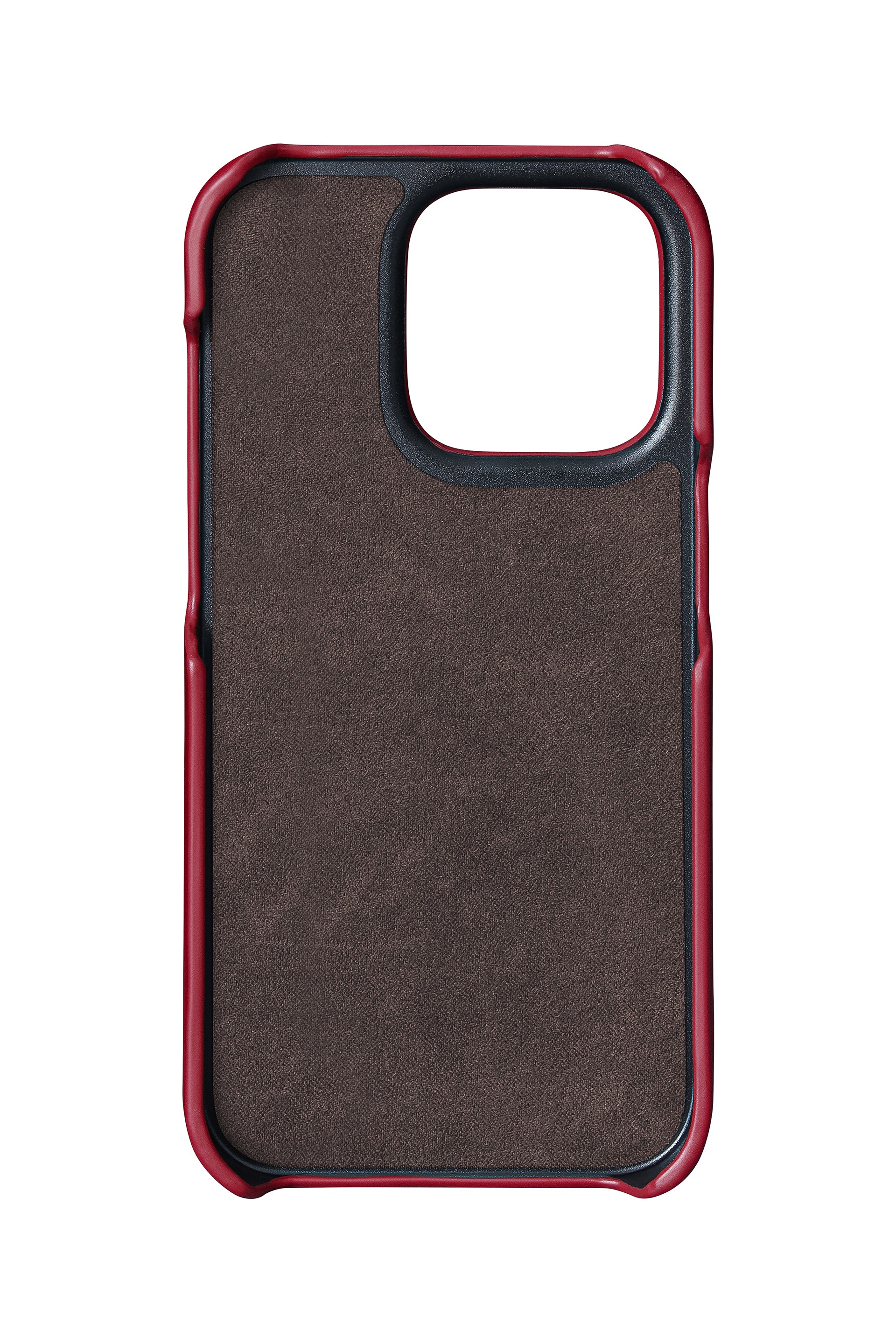 Iphone 15 Crocodile Leather Case With Magsafe Red Caipex 2375