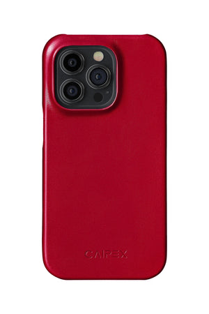 iPhone 15 Pro Max Leather Case with MagSafe - Red