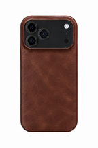iPhone 18 Pro Max Leather Case with MagSafe - Brown