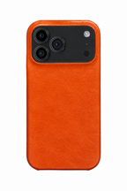 iPhone 17 Pro Leather Case with MagSafe - Orange
