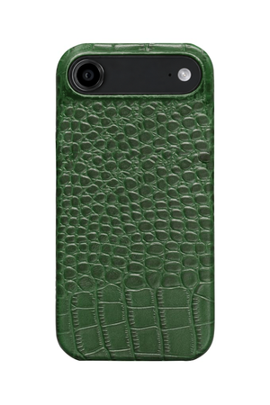 iPhone Air Crocodile Leather Case with MagSafe - Green