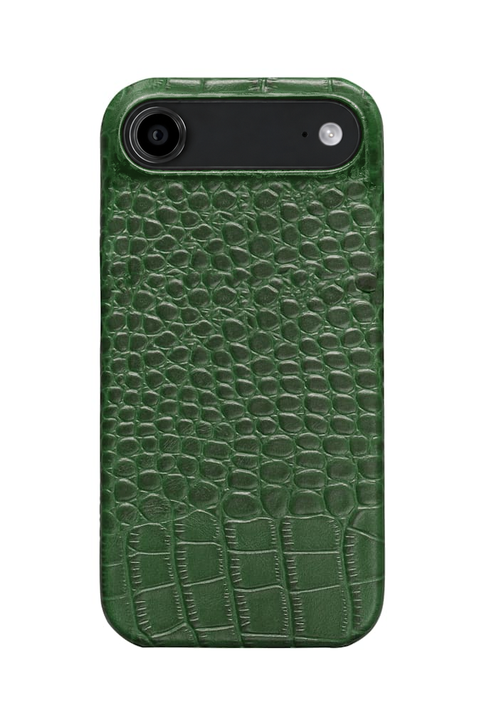 iPhone Air Crocodile Leather Case with MagSafe - Green