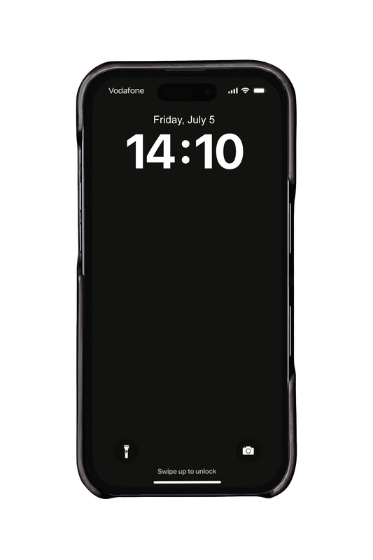 iPhone Air Crocodile Leather Case with MagSafe - Black