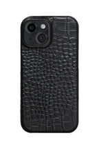 iPhone 13 Crocodile Leather Case with MagSafe - Black