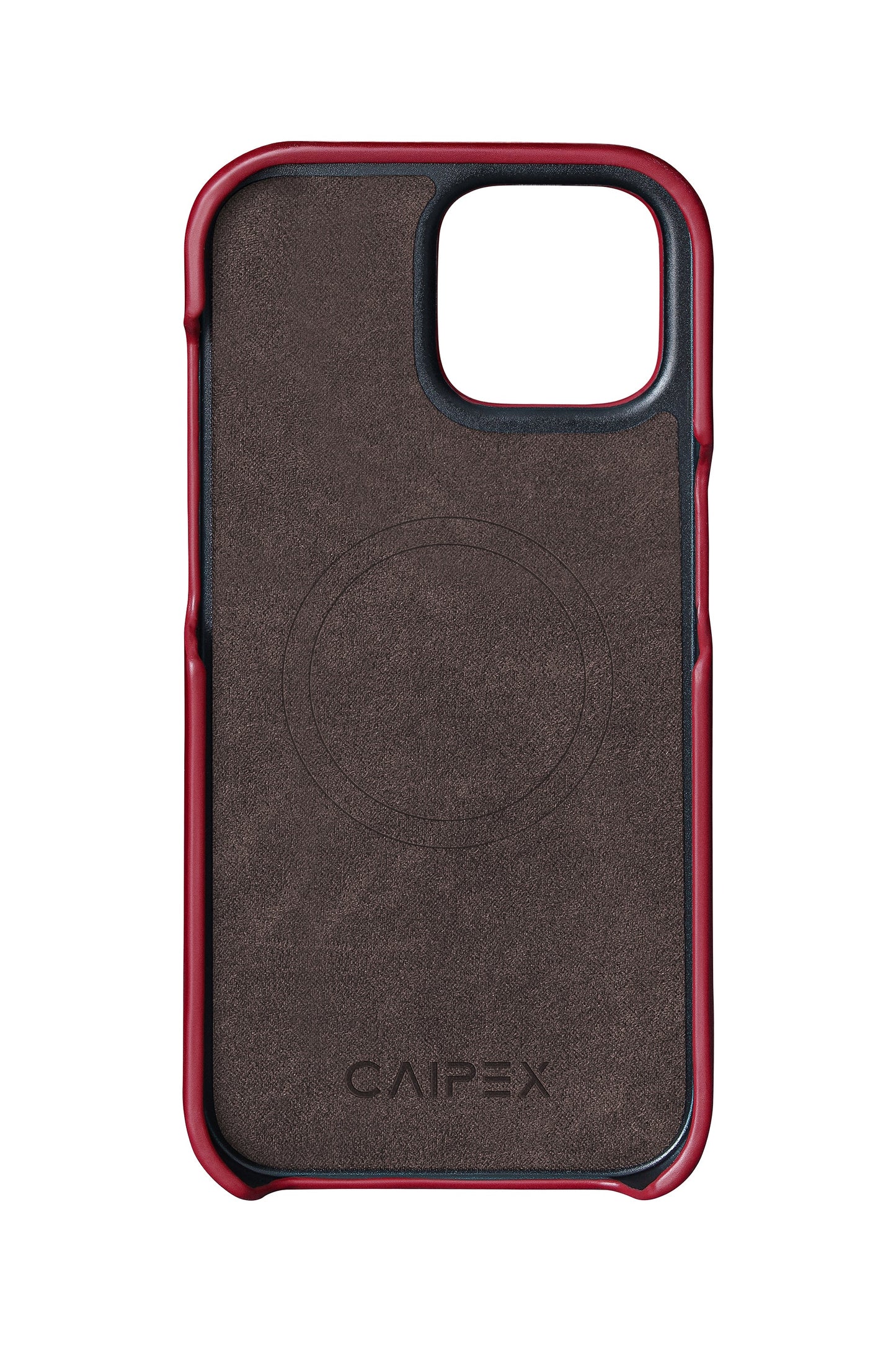 iPhone 14 Crocodile Leather Case with MagSafe - Red