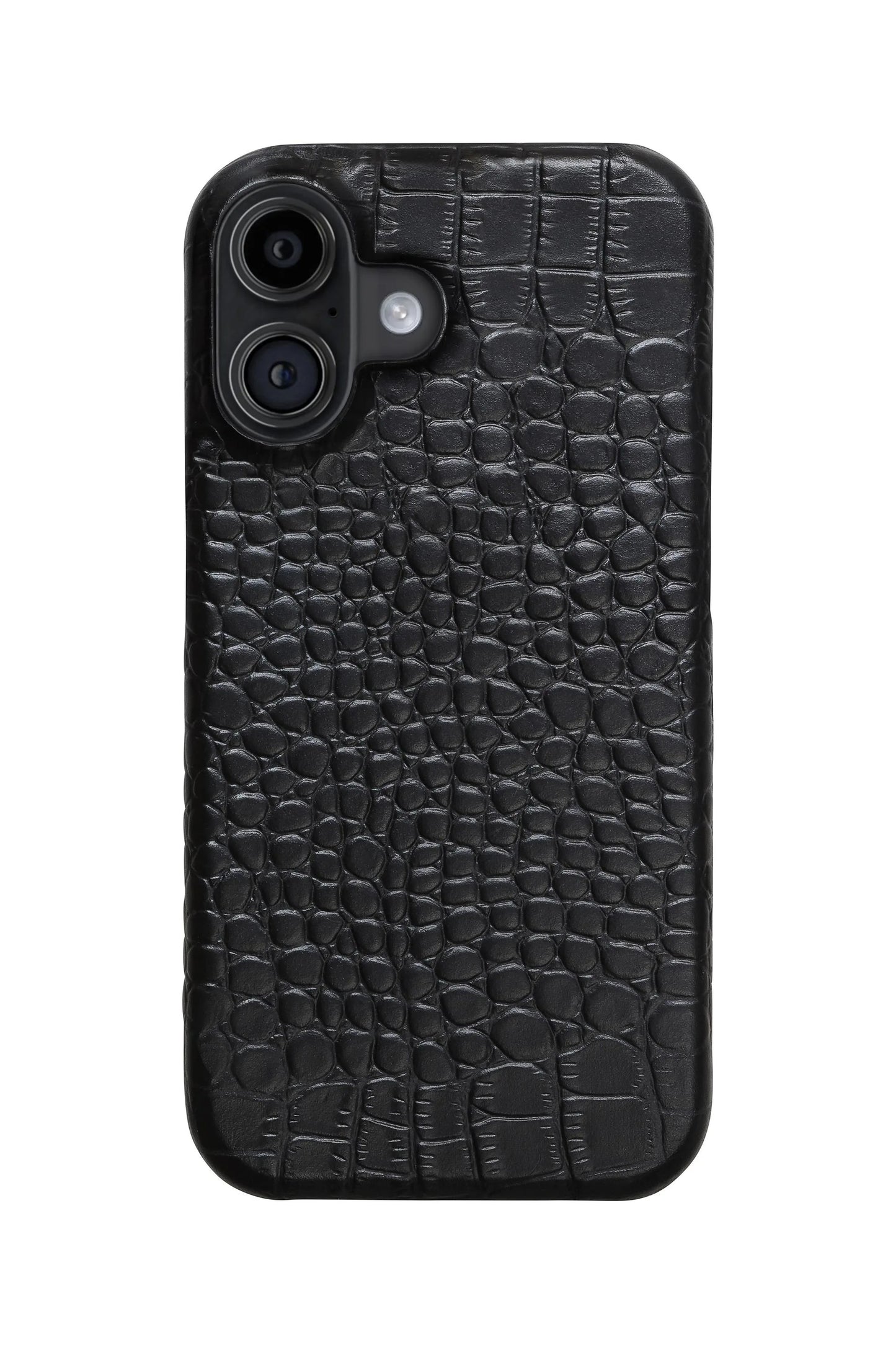 iPhone 17 Crocodile Leather Case with MagSafe - Black