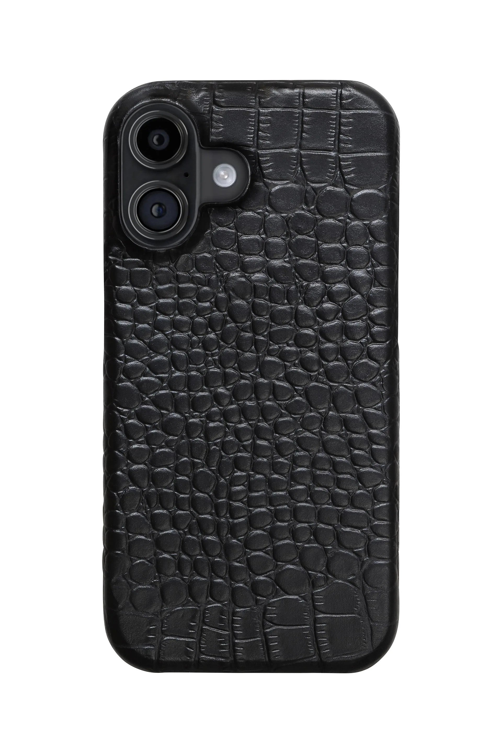 iPhone 17 Crocodile Leather Case with MagSafe - Black