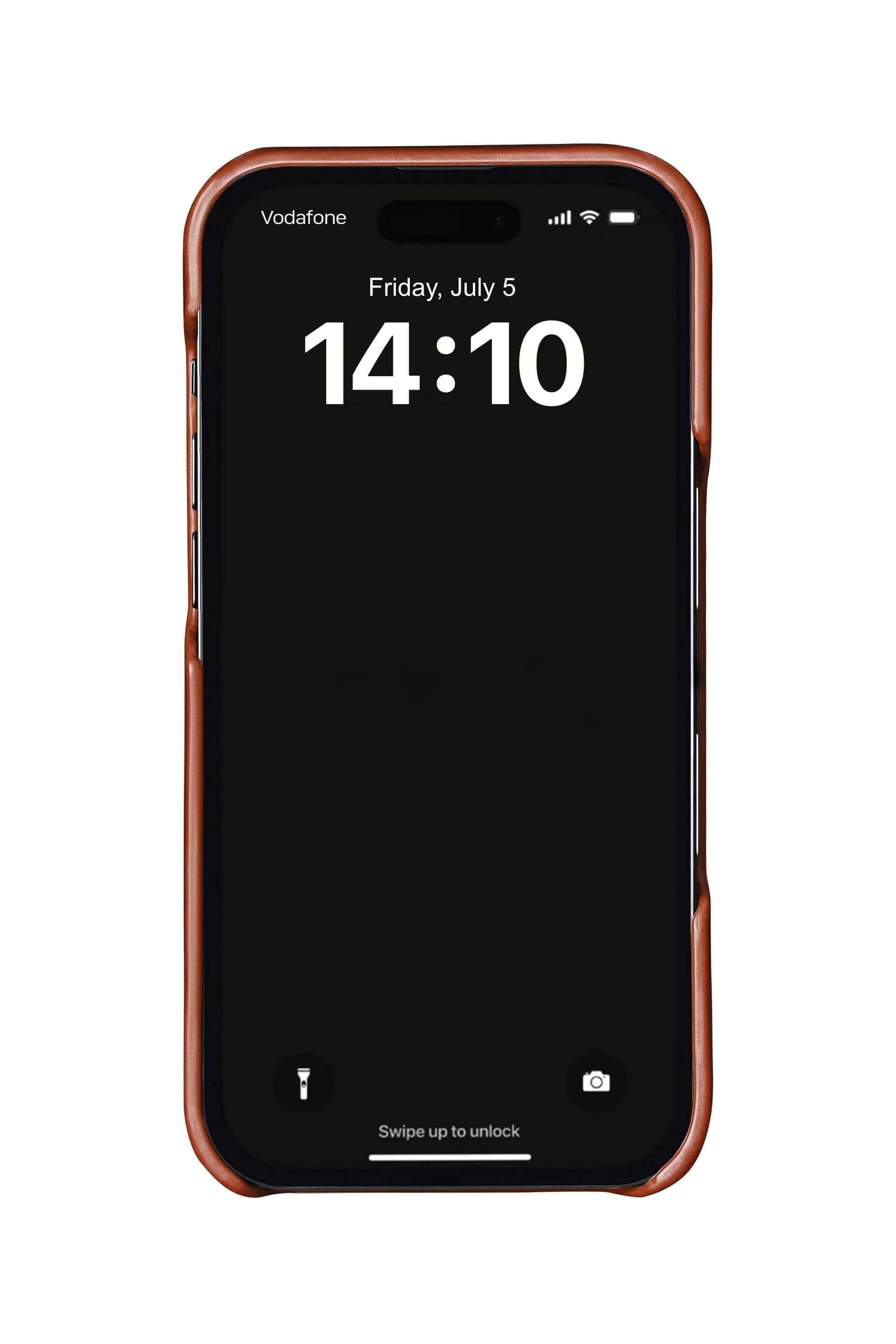 iPhone 17 Pro Crocodile Leather Case with MagSafe - Light Brown