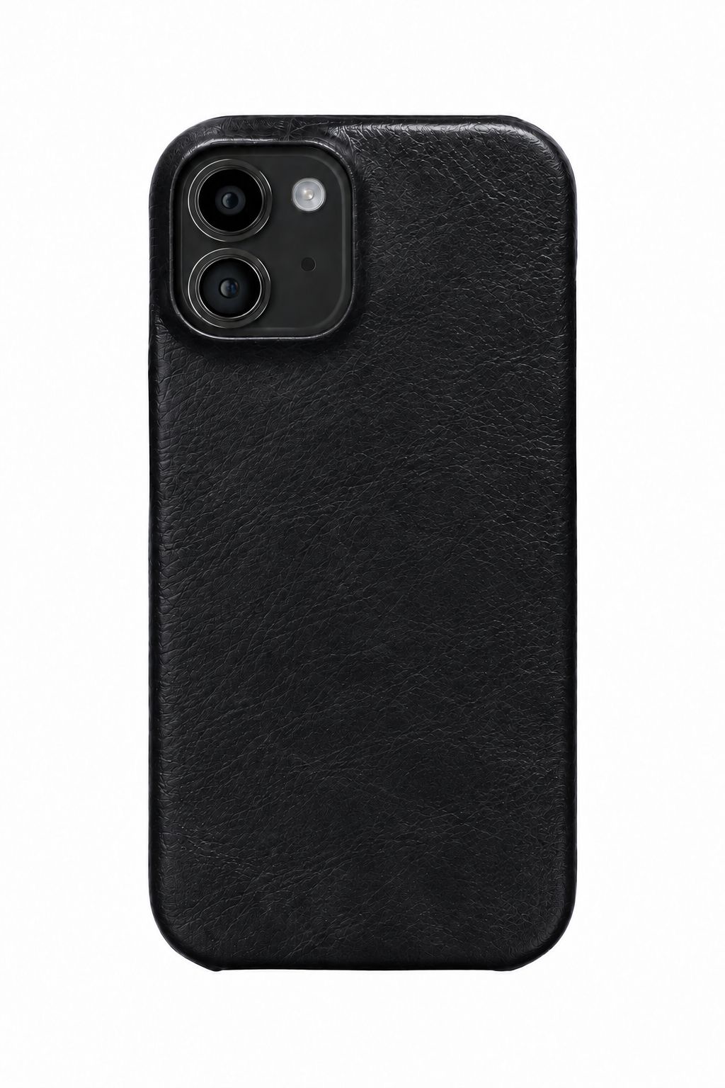 iPhone 12 Leather Case with MagSafe - Black