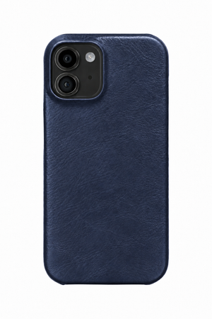 iPhone 12 Leather Case with MagSafe - Blue