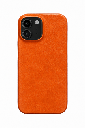 iPhone 12 Mini Leather Case with MagSafe - Orange