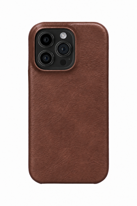 iPhone 12 Pro Leather Case with MagSafe - Coffee
