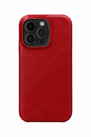 iPhone 12 Pro Leather Case with MagSafe - Red