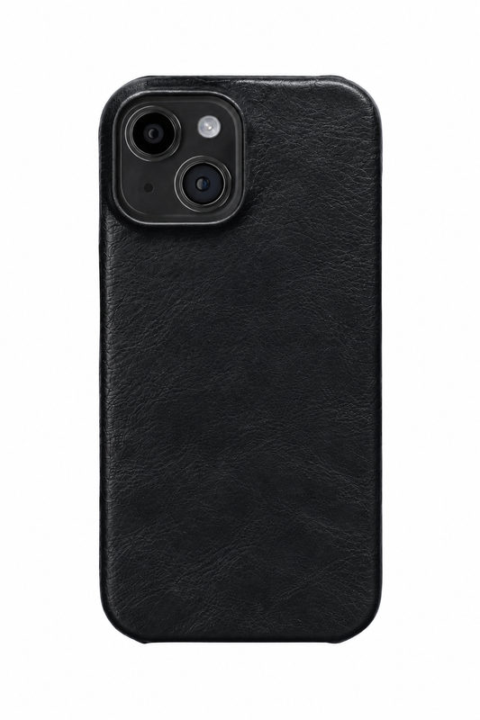 iPhone 13 Leather Case with MagSafe - Black