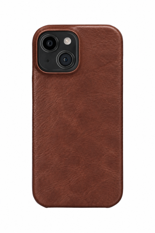 iPhone 13 Mini Leather Case with MagSafe - Coffee