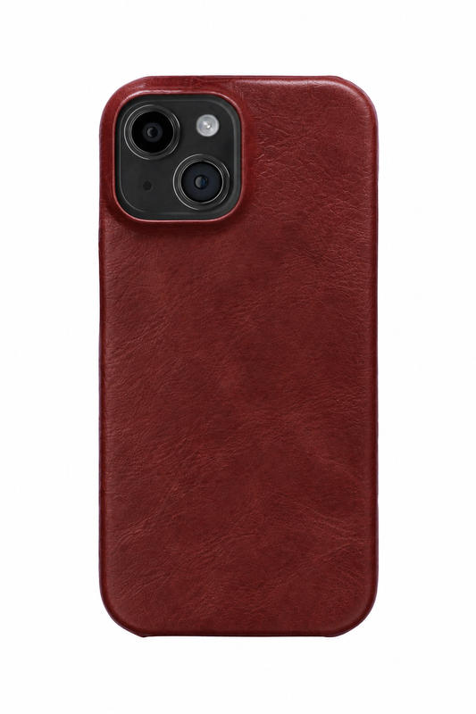 iPhone 13 Mini Leather Case with MagSafe - Wine