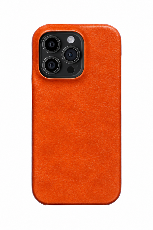 iPhone 13 Pro Leather Case with MagSafe - Orange