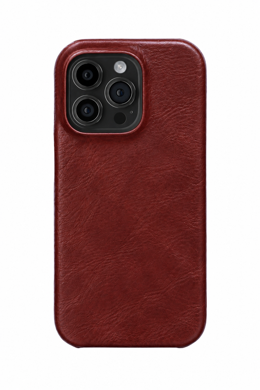 iPhone 13 Pro Max Leather Case with MagSafe - Wine