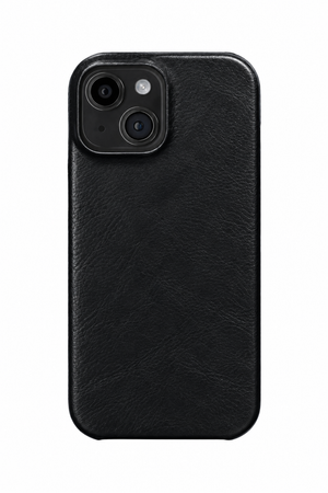 iPhone 14 Leather Case with MagSafe - Black