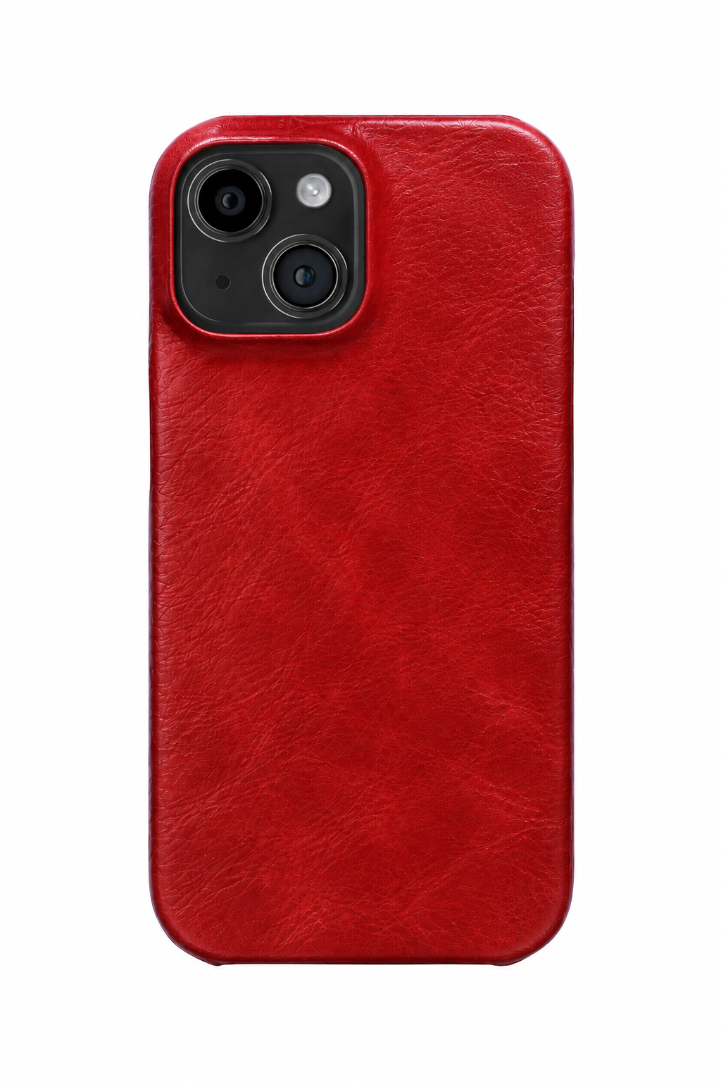 iPhone 14 Plus Leather Case with MagSafe - Red