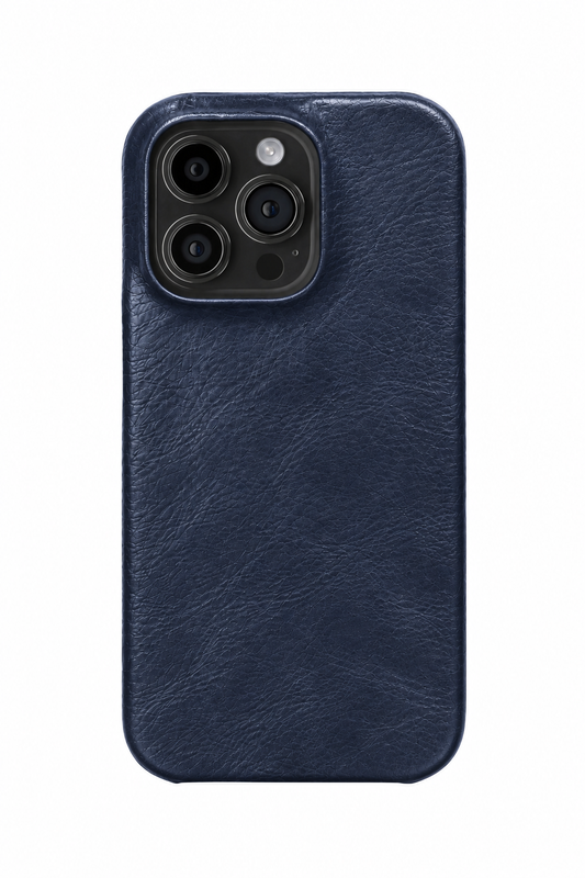 iPhone 14 Pro Leather Case with MagSafe - Blue