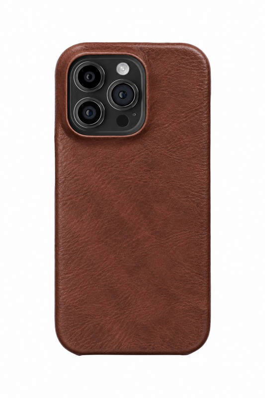 iPhone 14 Pro Leather Case with MagSafe - Coffee