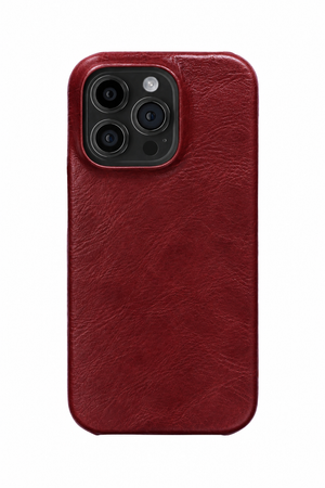 iPhone 14 Pro Leather Case with MagSafe - Wine