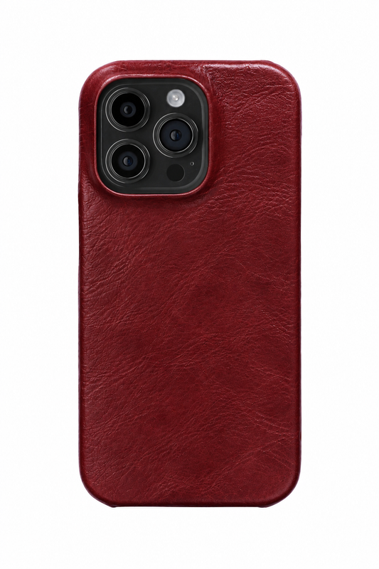 iPhone 14 Pro Leather Case with MagSafe - Wine