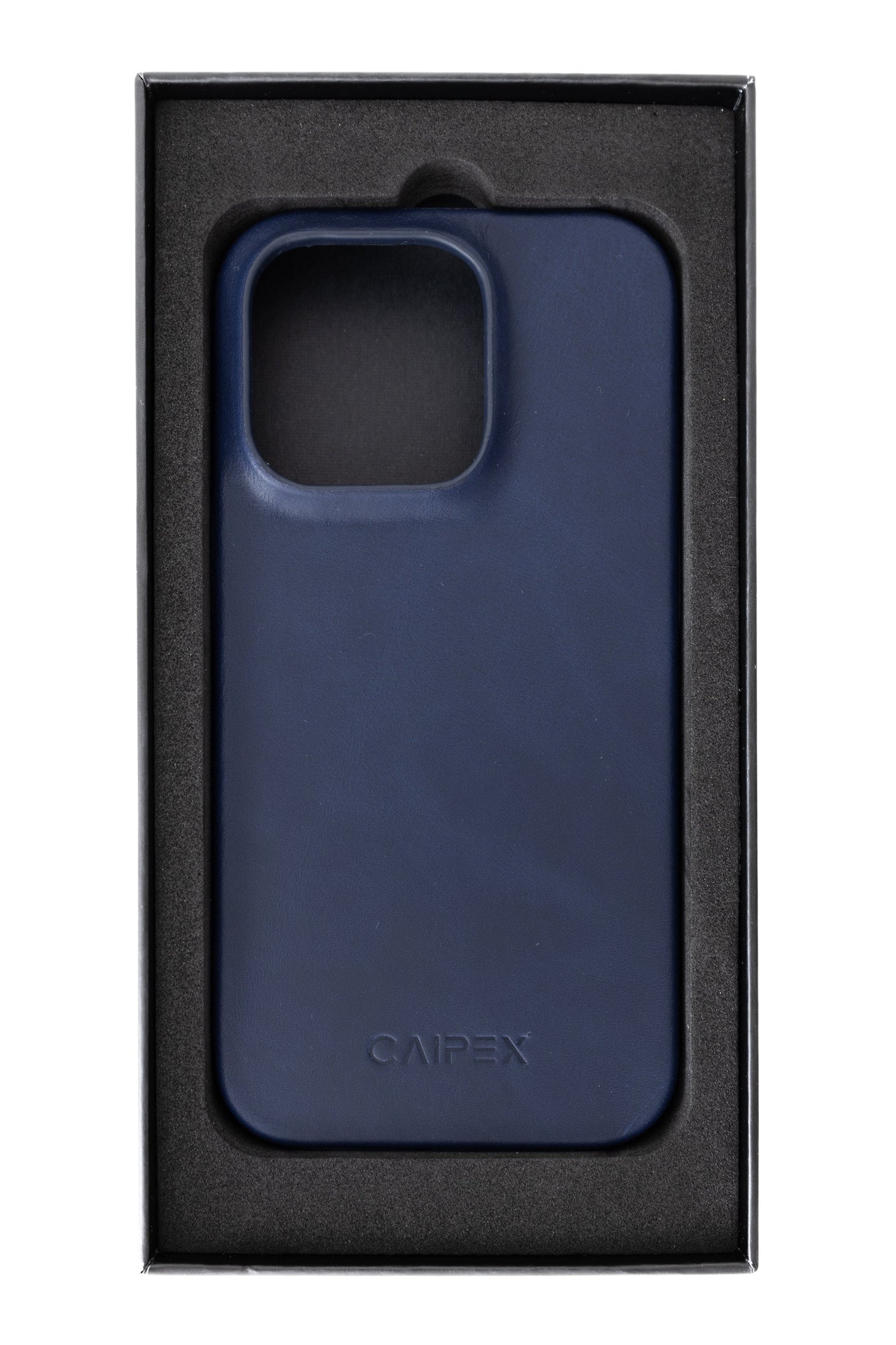 iPhone 14 Pro Leather Case with MagSafe - Blue - Caipex