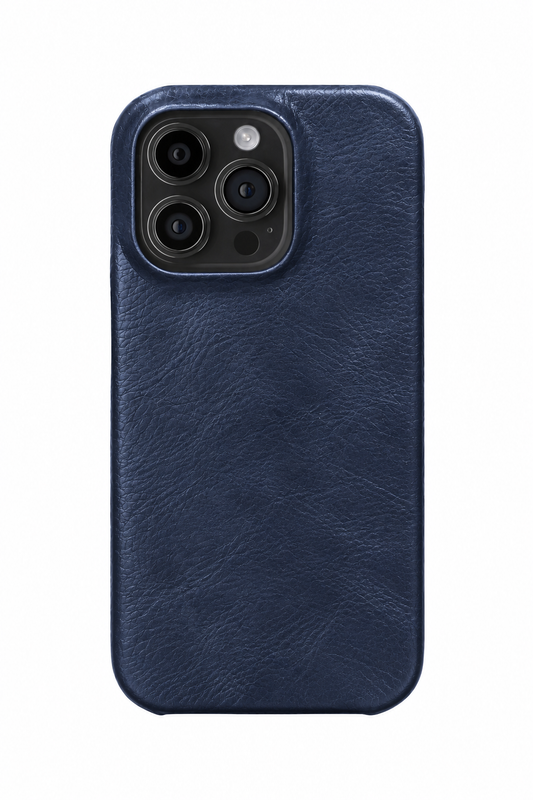 iPhone 14 Pro Max Leather Case with MagSafe - Blue