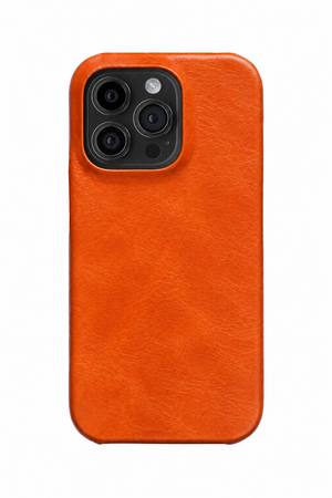 iPhone 14 Pro Max Leather Case with MagSafe - Orange
