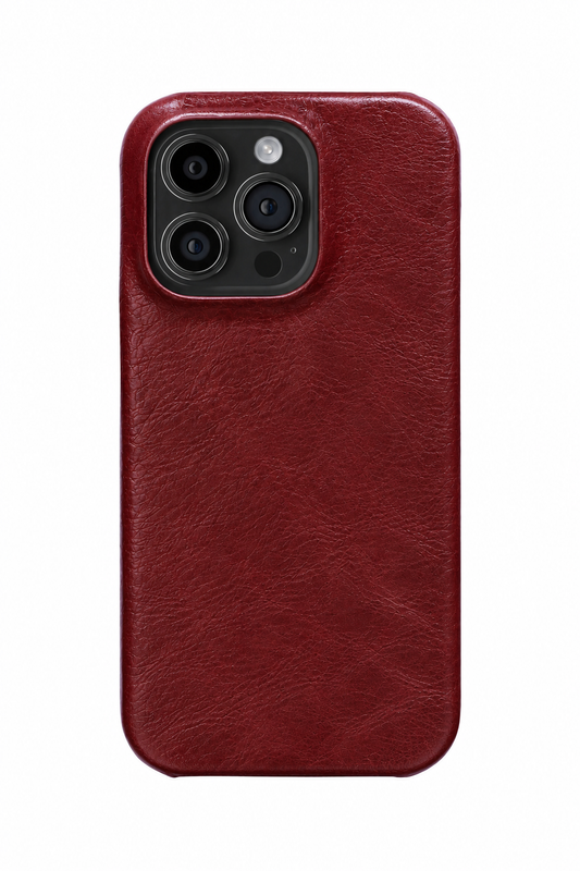 iPhone 14 Pro Max Leather Case with MagSafe - Wine