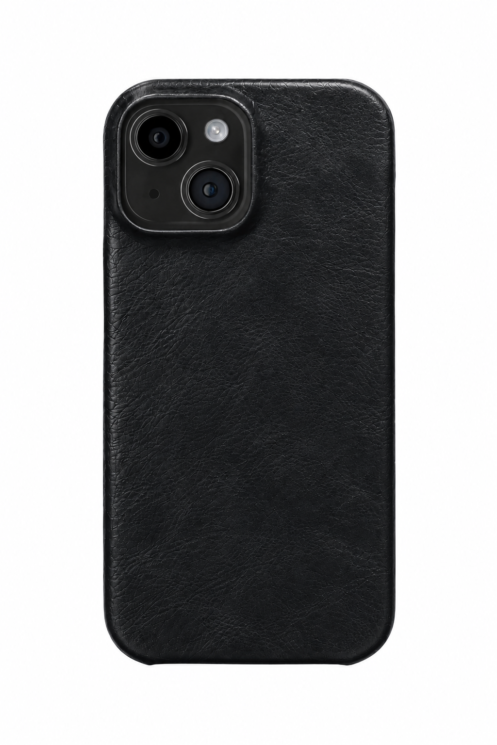 iPhone 15 Leather Case with MagSafe - Black
