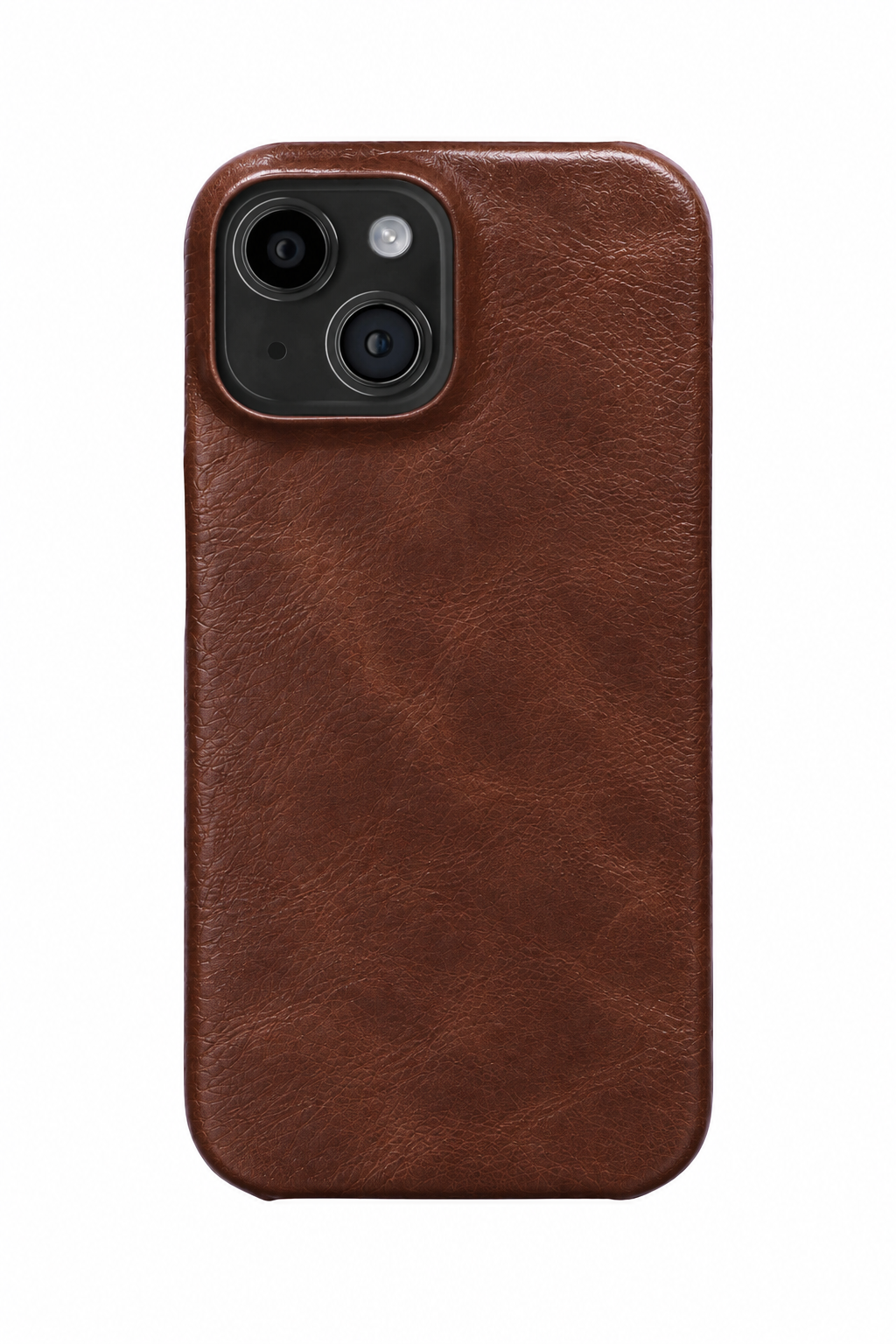iPhone 15 Leather Case with MagSafe - Brown