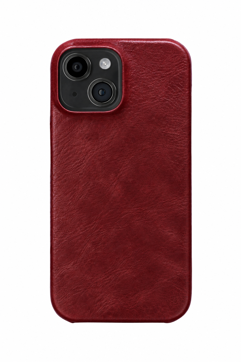 iPhone 15 Leather Case with MagSafe - Wine