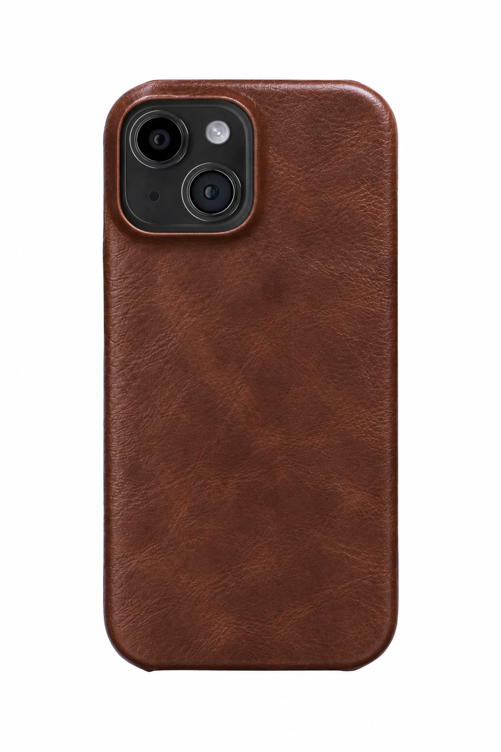 iPhone 15 Plus Leather Case with MagSafe - Brown
