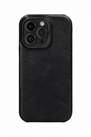 iPhone 15 Pro Leather Case with MagSafe - Black