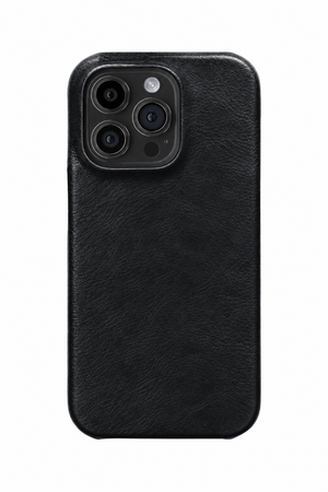 iPhone 15 Pro Max Leather Case with MagSafe - Black