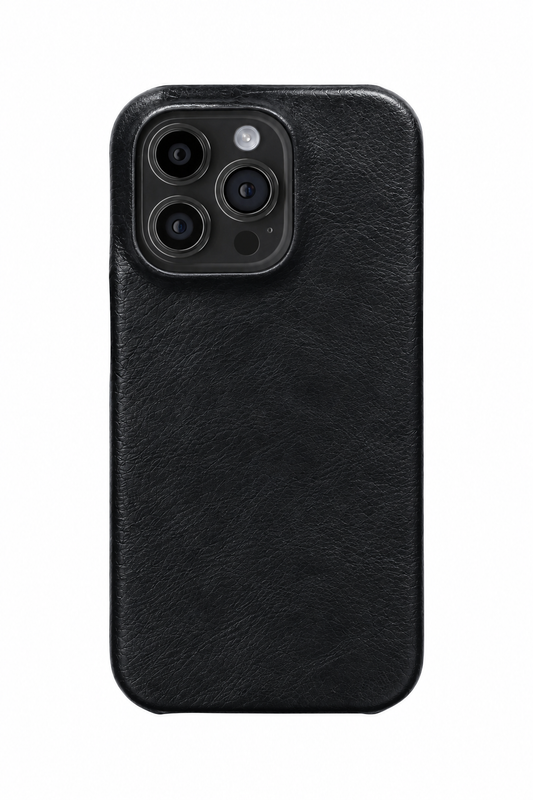 iPhone 15 Pro Max Leather Case with MagSafe - Black
