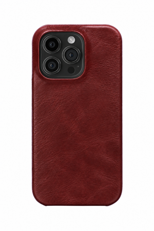iPhone 15 Pro Max Leather Case with MagSafe - Wine
